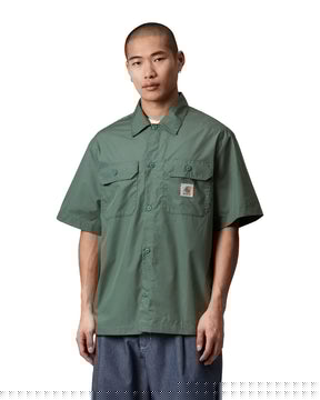 Carhartt Wip S-S Craft Shirt Silver Pine