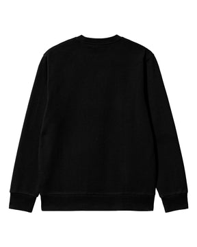Carhartt Wip Script Embroidery Sweat Black