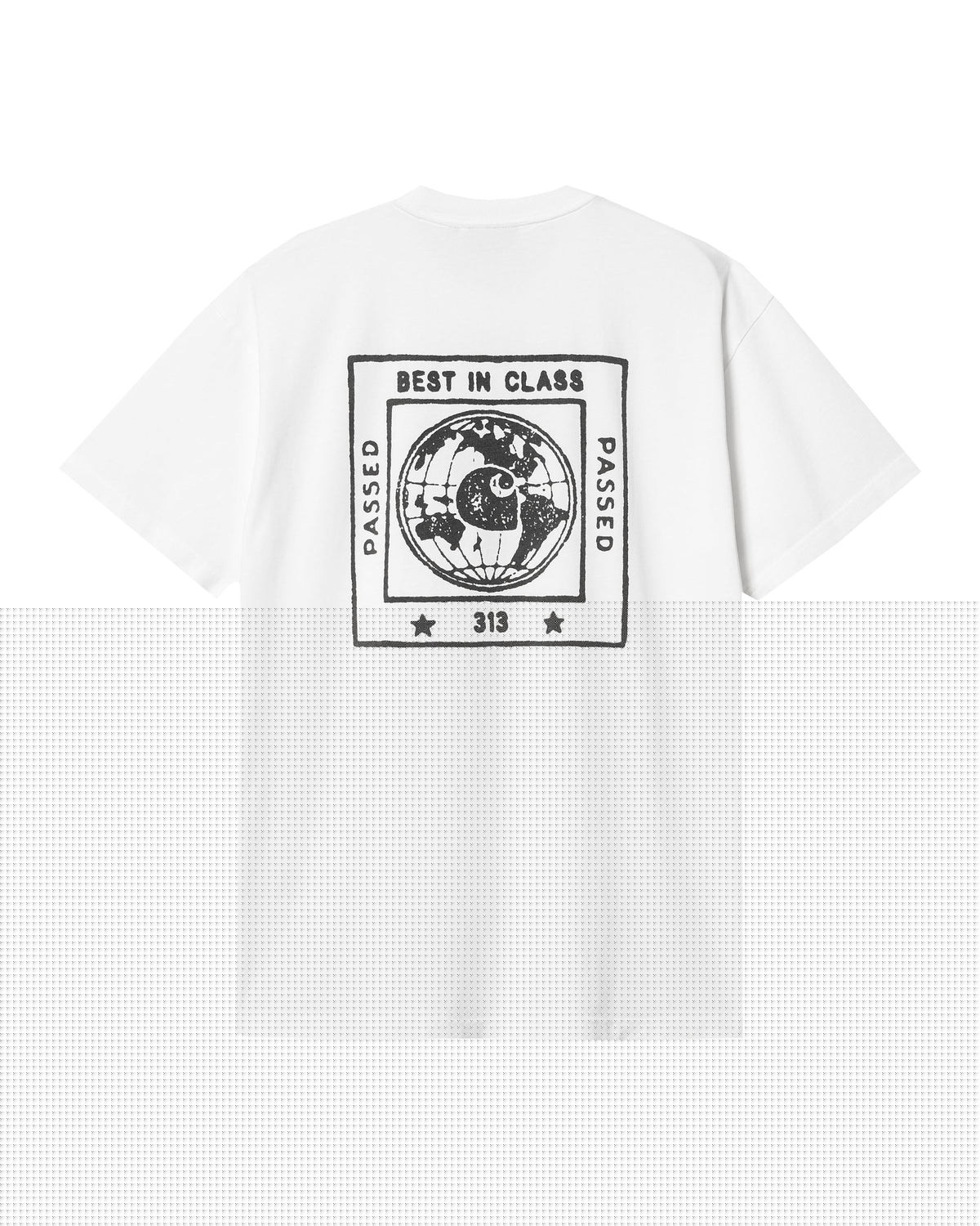 Carhartt Wip Stamp Tee White Black