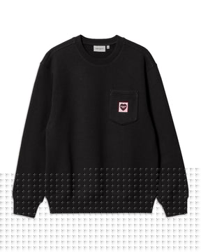 Carhartt Wip Heart Pocket Sweat Black