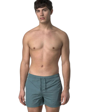 Men's Boardshort K-Way Boxer Hazel Beach Petrol Green