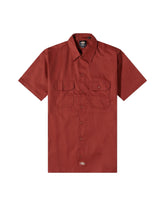 Dickies Work Shirt SS Rec Fired Brick