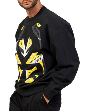 Felpa Uomo Boss We Bike Gear Nero