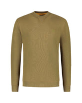 Felpa Uomo Boss Westart Open Beige