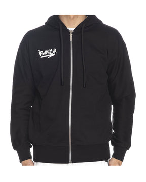 Man Hoodie Disclaimer Classic Logo Black