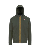 Felpa Uomo K-Way Felpa Le Vrai Arroux Hv Poly Co Verde