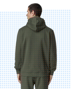 Felpa Uomo K-Way Felpa Le Vrai Arroux Hv Poly Co Verde
