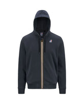 Felpa Uomo K-Way Le Vrai Arnel Blu