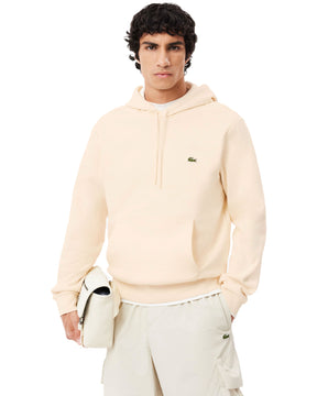 Man Hoodie Lacoste Basic Logo Beige