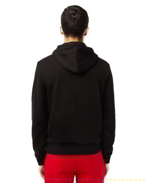 Felpa Uomo Lacoste Basic Logo Nero