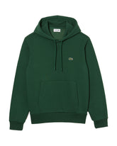 Felpa Uomo Lacoste Basic Logo Verde