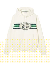 Felpa Uomo Lacoste Big Logo Panna
