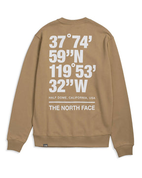 Man Sweatshirts The North Face Coordinates Crew Khaki Stone
