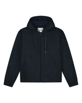 Giacca Arte Antwerp Leather Hooded Jacket Navy