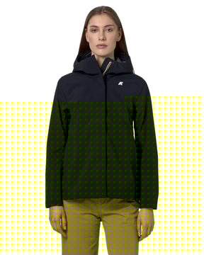 Giacca Donna K-Way Madalina Bonded Jersey Blu