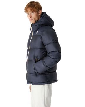 Man Jacket K-Way Le Vrai 3.0 Claude Heavy warm Blue