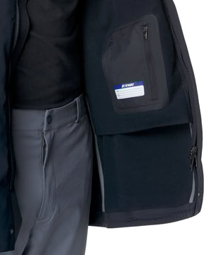 Man Jacket K-Way Duke Bonded Blue