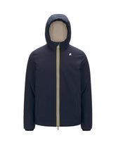 Giacca Uomo K-Way Jack St Warm Double Blu Beige
