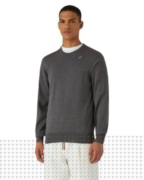 K-Way Pullover Crewneck Sebastien Merino Grey