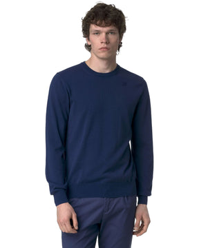 K-Way Sebastien Cotton Blue light blue sweater