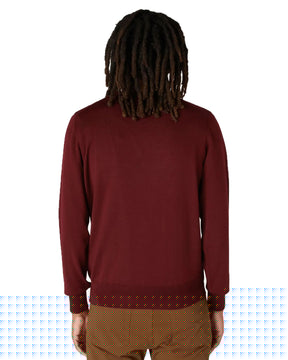 Man Sweater K-Way Sebastien Merino Brown
