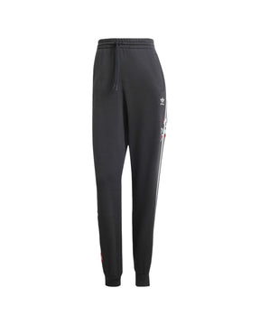 Pantalone Donna Adidas Floral Joggers Nero