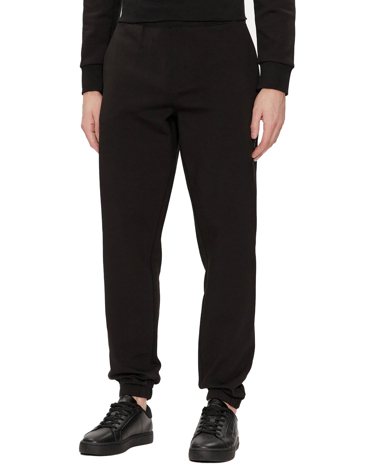 Man Trousers Calvin Klein Color Embossed Sweatpants Black