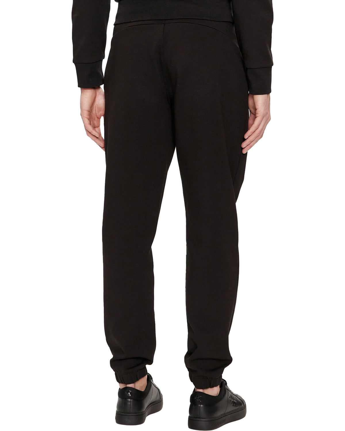 Man Trousers Calvin Klein Color Embossed Sweatpants Black