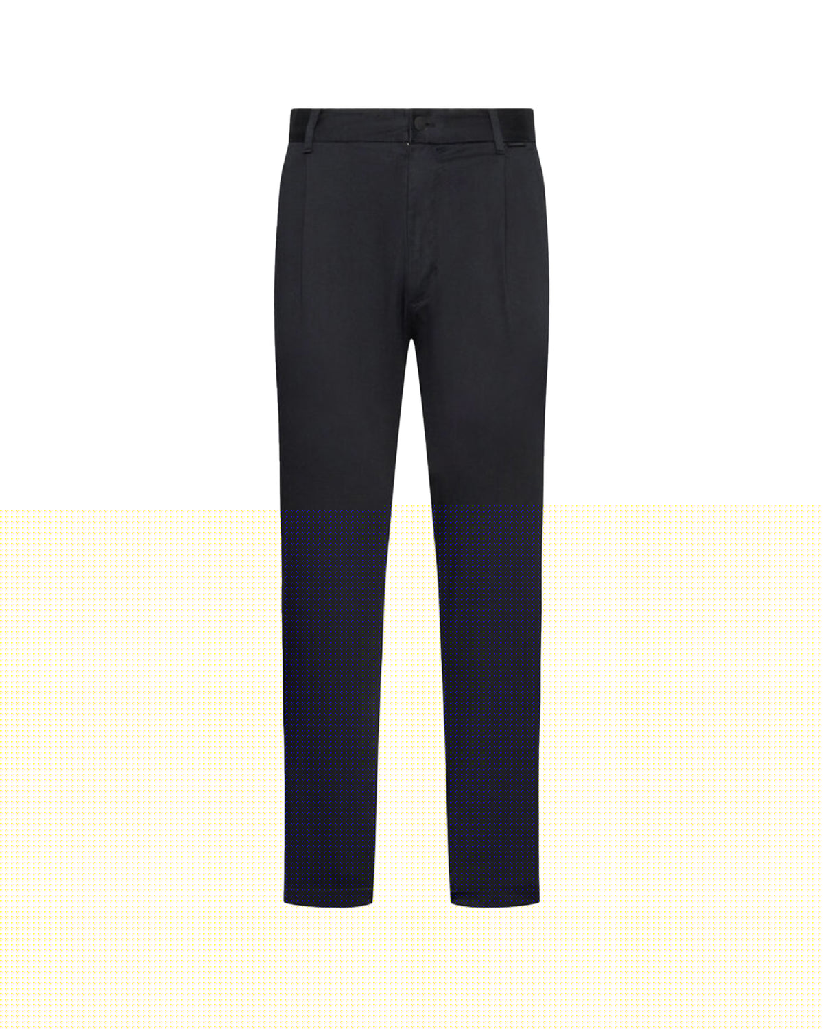 Man Trousers Calvin Klein Sateen Stretch Cropped Tapered Black