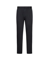 Man Trousers Calvin Klein Sateen Stretch Cropped Tapered Black