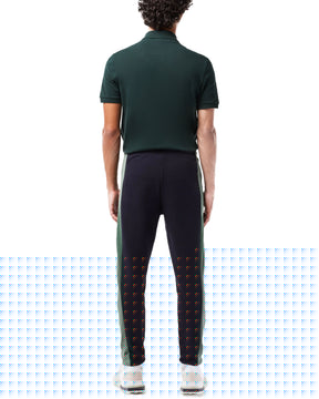 Pantalone Uomo Lacoste Blu Verde