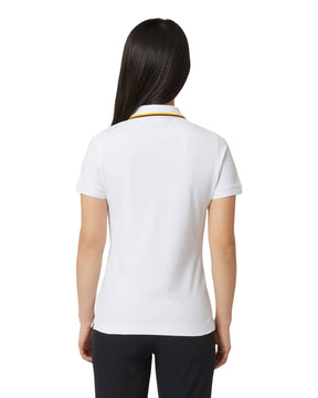 Woman's Polo Shirt K-Way Jeannine White