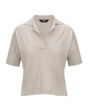 Woman's Polo Shirts K-Way Marlhes Beige