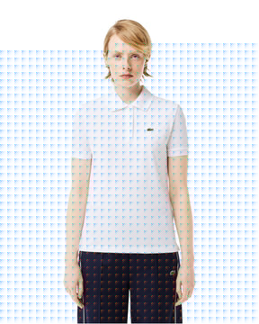 Woman's Polo Shirt Lacoste White