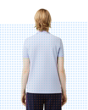 Polo Donna Lacoste Classic Celeste