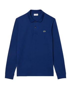 Long Sleeve Polo Shirt Lacoste Blue