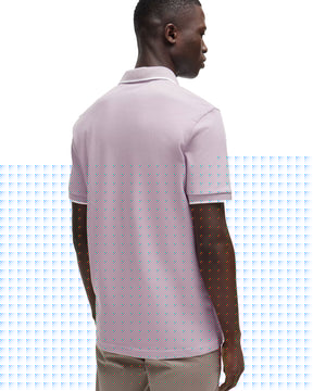 Man Polo Shirt Boss Basic Lillac