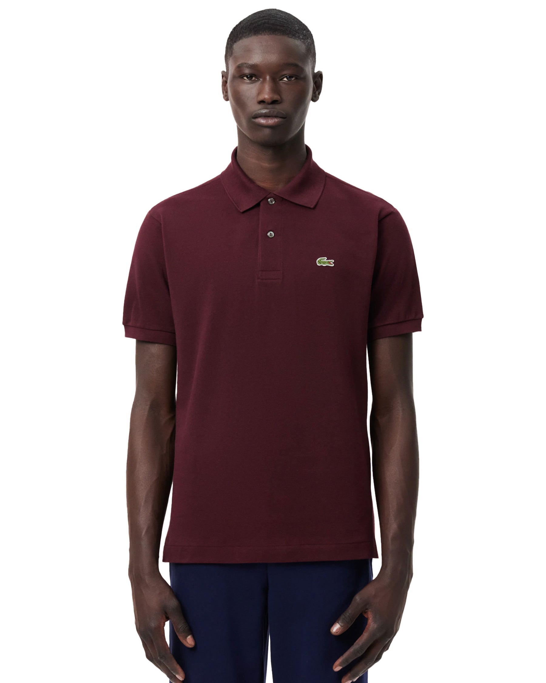 Polo Uomo Lacoste Classic L.12.12 Bordeaux