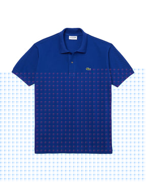 Man Polo Shirt Lacoste L.12.12 Royal Blue