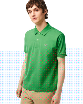 Man Polo Shirt Lacoste L.12.12 Light Green