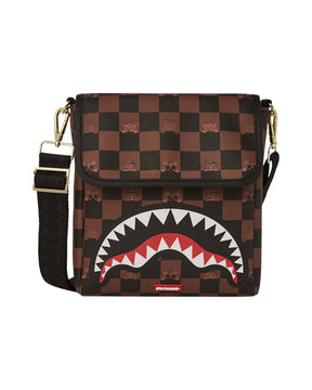 Sprayground Peeking Character Check Messenger Sling