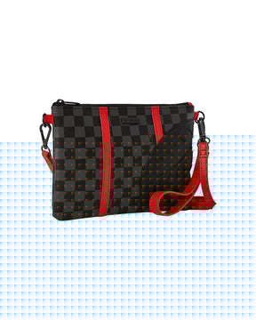 Sprayground Raceway 3 Cross Clutch Shoudler Strap
