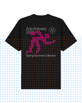 T-Shirt Arte Antwerp Teo Back Runner Black