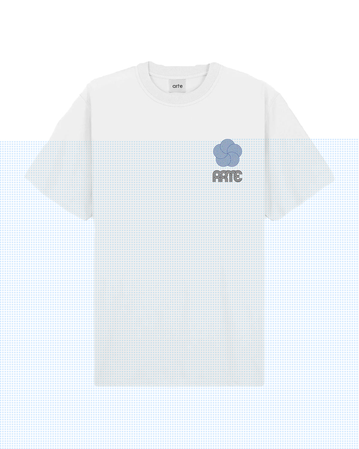 T-Shirt Arte Antwerp Teo Circle Flower White