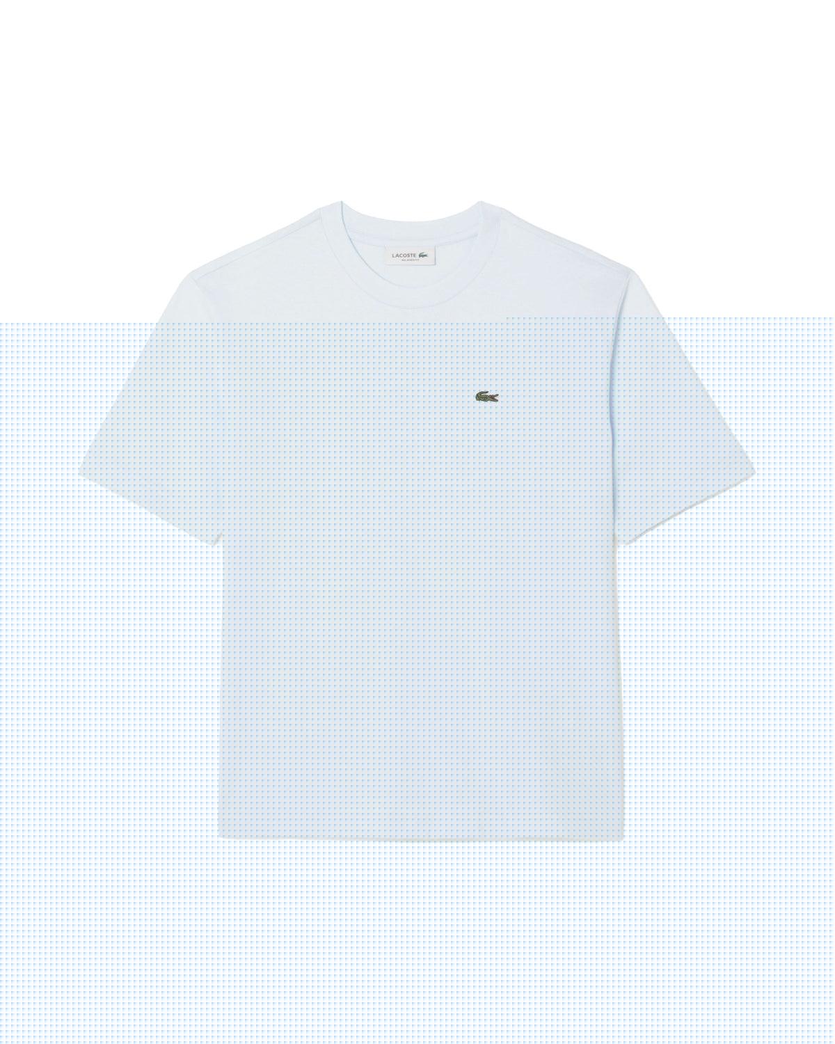 Woman's Tee Lacoste Clear Blue