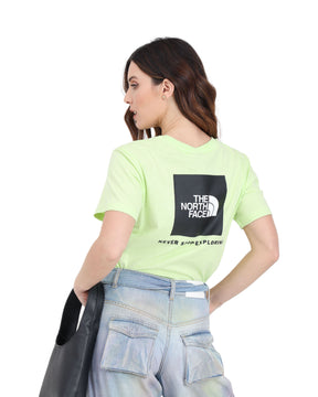 Woman's Tee The North Face Relaxed Redbox Green