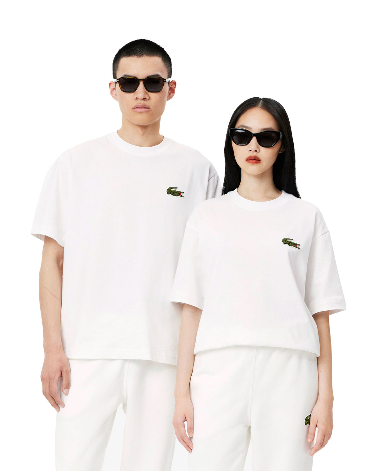 Lacoste Big Logo Tee White
