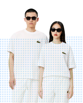 Lacoste Big Logo Tee White