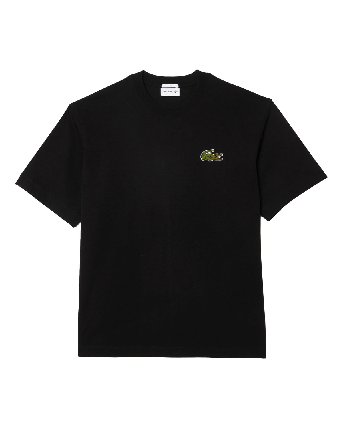 Lacoste Big Logo Black Tee