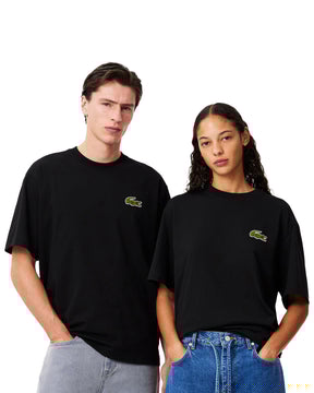 Lacoste Big Logo Black Tee